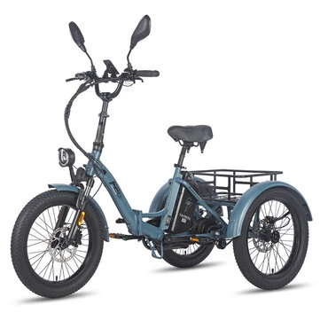 [EU DIRECT] FAFREES F20 MATE Electric Tricycle 48V 21Ah Battery 500W Motor 20*3.0inch Fat Tires 90-115KM Mileage Range 180KG Max Load Folding Electric Bike