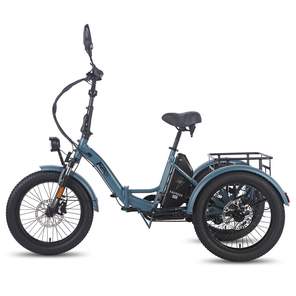 [EU DIRECT] FAFREES F20 MATE Electric Tricycle 48V 21Ah Battery 500W Motor 20*3.0inch Fat Tires 90-115KM Mileage Range 180KG Max Load Folding Electric Bike