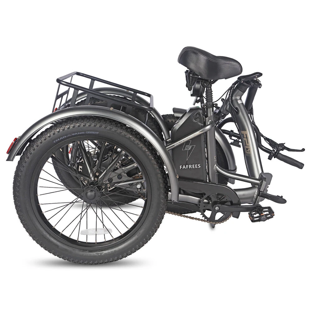 [EU DIRECT] FAFREES F20 MATE Electric Tricycle 48V 21Ah Battery 500W Motor 20*3.0inch Fat Tires 90-115KM Mileage Range 180KG Max Load Folding Electric Bike