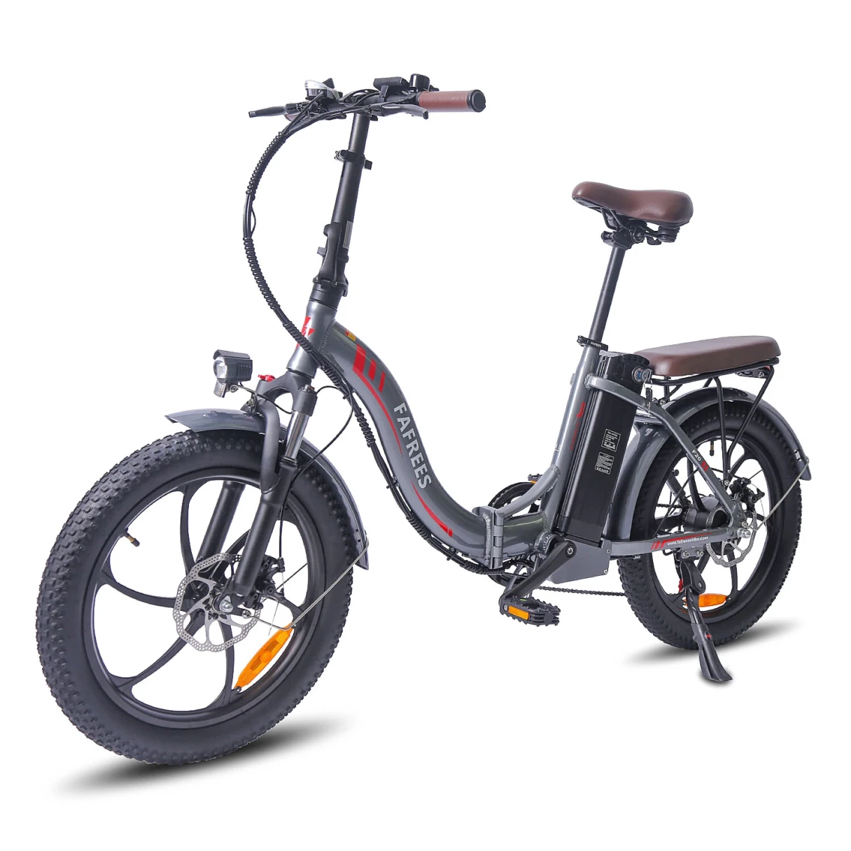 [EU DIRECT] FAFREES F20 PRO Electric Bike 36V 18AH Battery 250W Motor 20x3.0inch Tires 25KM/H Top Speed 120-150KM Max Mileage 150KG Max Load Folding Electric Bicycle