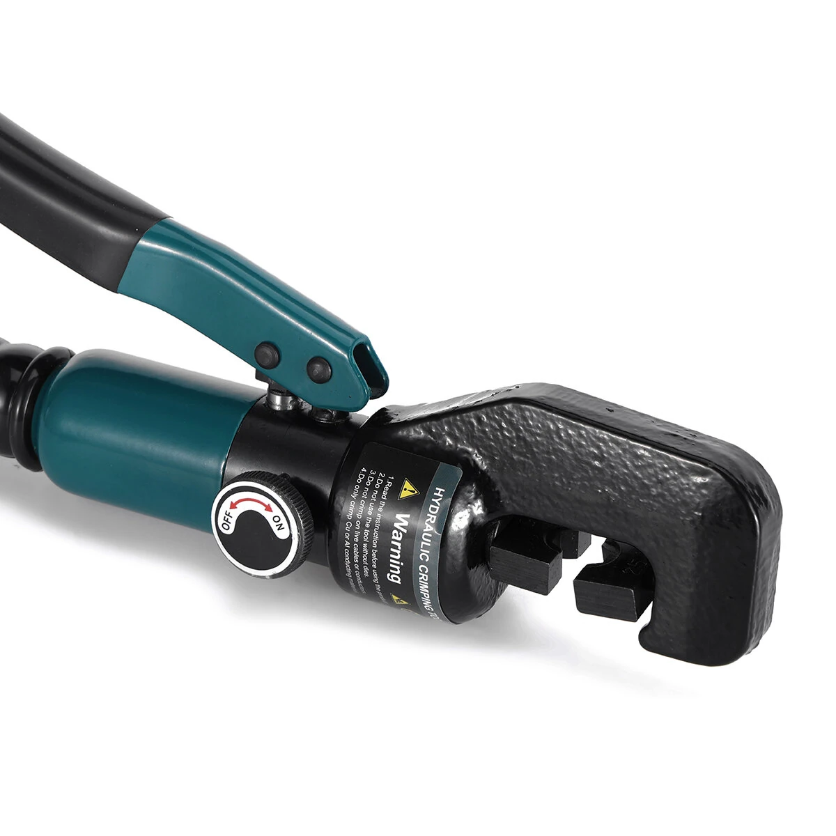 Hydraulic Crimping Tool YQK-70 12AWG-2/0AWG 80KN Force 12MM Stroke Lightweight Pliers with Plastic Case Electrical Wire Crimping Tool Kit