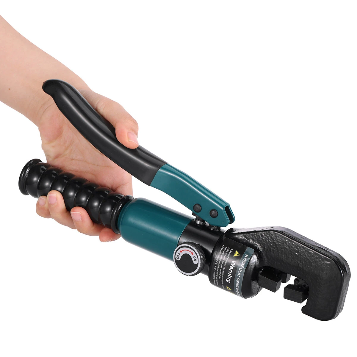 Hydraulic Crimping Tool YQK-70 12AWG-2/0AWG 80KN Force 12MM Stroke Lightweight Pliers with Plastic Case Electrical Wire Crimping Tool Kit