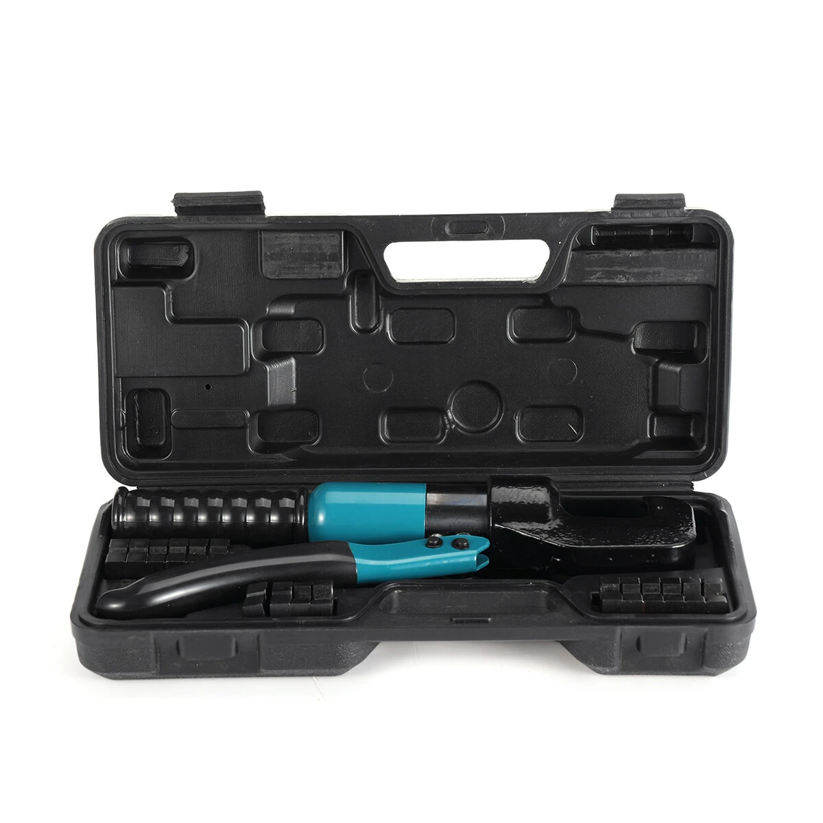 Hydraulic Crimping Tool YQK-70 12AWG-2/0AWG 80KN Force 12MM Stroke Lightweight Pliers with Plastic Case Electrical Wire Crimping Tool Kit