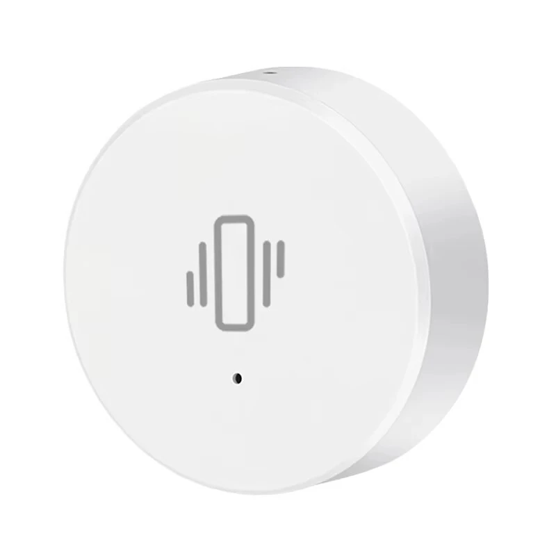 Tuya ZigBe Smart Vibration Sensor Real Time Monitoring Door Window Detection Alarm Smart Home Security Protection System