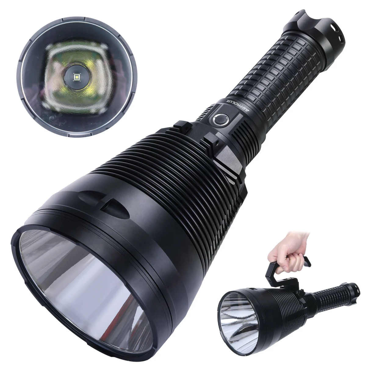 Astrolux® MF05 V2 SBT90.2 3098M Ultra Throw 7000LM Powerful Flashlight with 42000mAh 46120 Battery 2,400,000CD High Power Long Range Super Bright LED Torch Strong Handheld Searchlight