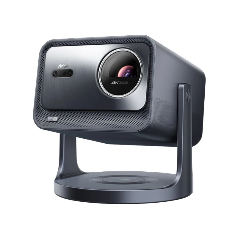 [EU Direct] Hisense Vidda C2 Pro 4K Tri-color Laser Projector 2600 Lumens+3800CVIA 3D Beamer Optical Zoom Home Theater Support WiFi 6 & BT5.2 Eye Protection Built-in 20W Speaker Dolby Audio Smart Home Cinema Projectors English Version