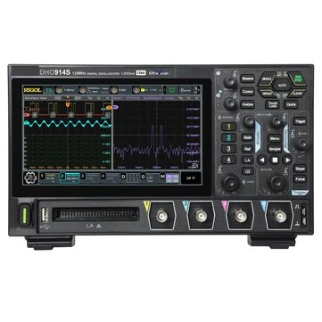 DHO914S Digital Oscilloscope 125MHz Frequency Band 4 Analog Channels 12-bit Vertical Resolution 1.25 GSa/s Sample Rate with Built-in Signal Generator and Advanced Display Features