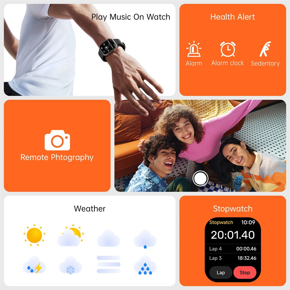 Weofly Edge 2 1.85inch AMOLED Curved Dislay 60Hz Refresh Rate Smooth 3ATM Waterproof Voice Assistant bluetooth Call Heart Rate Blood Oxygen Monitor Sleep Monitoring Breathing Exercise Stress Tracker Female Health Multi-sport Modes Smart Watch