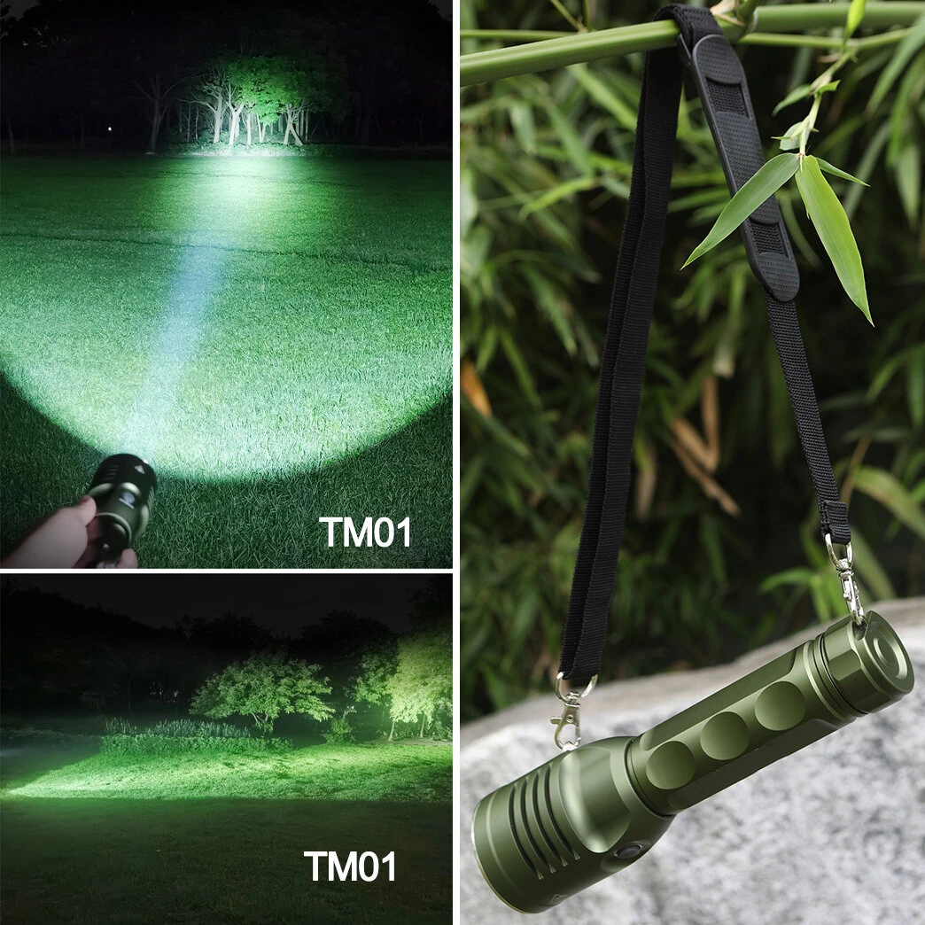 Astrolux® TM01 SFT90X LED 6500LM Long-Range Flashlight 1442m Beam for Search & Rescue, Hunting TM03 3* SST40 LED 6000LM Range With a 33140(15000mAh) Li-ion Battery Type-C Charging For Camping Dog Walking Cycling and Backyard Tasks