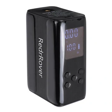 RedrRover Mini-P02 Electric Air Pump 100PSI Cordless Inflation with LED Display for Motorbike Road Bicycle Mountain Motorcycle Ball