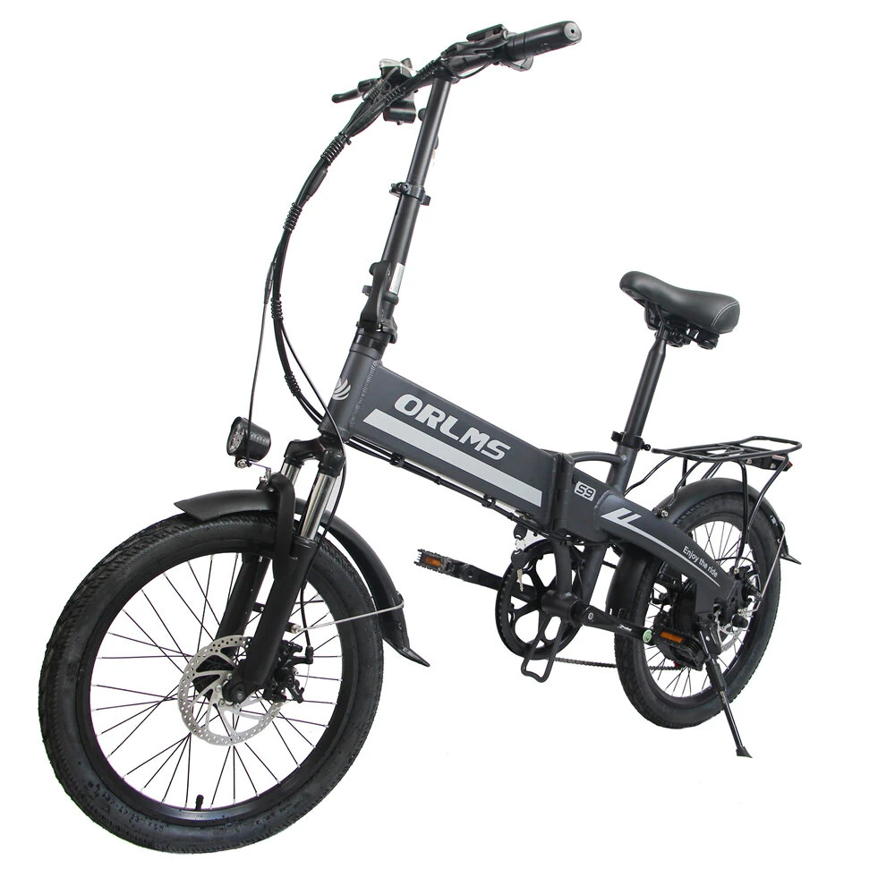 [EU Direct] ORLMS S9 Electric Bike 48V 13Ah Battery 500W Motor 20inches Tires 48KM Max Mileage 120KG Max Load Electric Bike