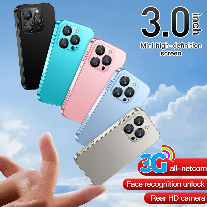 SOYES XS18 Pro Mini 3G 3.0 inch 2GB 16GB 900mAh 5MP Camera Android 8.1 Dual SIM Face Unlock Quad Core Mobile Phone