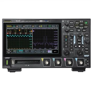 DHO924S Digital Oscilloscope 250 MHz 4 Analog Channels High Definition Display 12-Bit Vertical Resolution 1.25 GSa/s Real-Time Sampling Rate Low Noise High Accuracy Waveform Measurements Buil