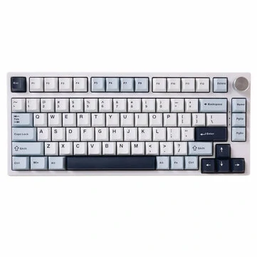 Gamakay TK75 HE 75% Hall Effect Mechanical Keyboard 81 Keys RGB Hot Swappable Custom Magnetic Switch PBT Tri-Mode Wireless Gaming Keyboard