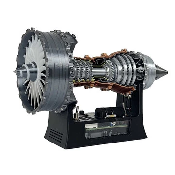 NIKOLATOY 25cm Super RRTrent 900 Turbofan Engine Model with Brushless Motor Pre-Assembled Decoration Science Discovery Toys
