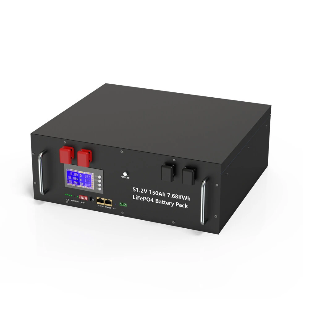 [EU Direct] LiFePO4 48V 150Ah Battery Pack 7680WH 6000 Cycle 16S BMS 51.2V RS485/CAN PC Control Off/On Grid Storage Battery
