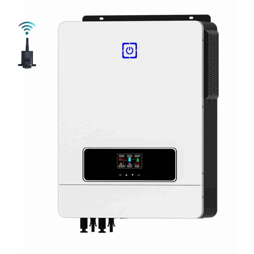 [EU Direct] DAXTROMN POWER 2XMPPT 140A 160A Grid-Tie/Off-Grid 10kw 10.2KW Pure Sine Wave Inverter with Charger DC 48V 230VAC Daul PV In-Put a 2 Output for Home Energy Storage RV Shed Off-Grid System, AGH-10.2KW