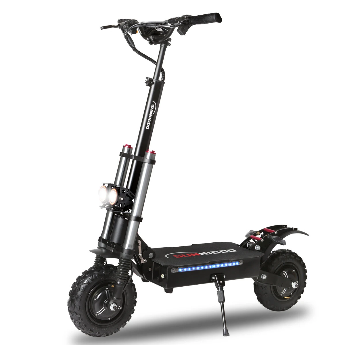 [EU DIRECT] SUNNIGOO X10 Electric Scooter 60V 38Ah Battery 3000W*2 Dual Motors 11inch Air Off-road Tires 40-95KM Mileage 200KG Max Load