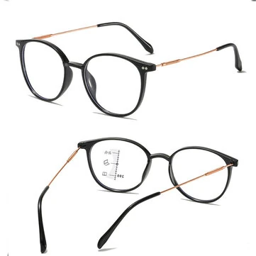Progressive Multifocal Anti-blue Light Reading Glasses HD Lightweight Fashion Presbyopia Glasses