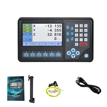 [EU DIRECT] DITRON LCD 3/4 Axis Dro Digital Readout High-Precision 0.005mm Resolution 200-1000mm Travel Length Electronic Ruler Best for Accurate Measurements