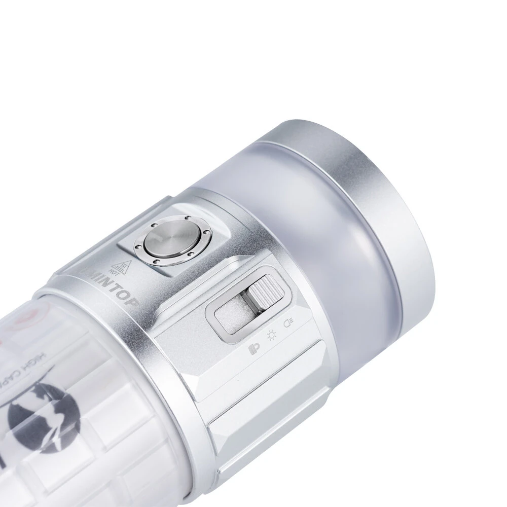 Lumintop Rainbow 2.0 LED+RGB Flashlight 3000LM 1000M 46950 32000mAh Battery USB-C Rechargeable Camping Flashlight