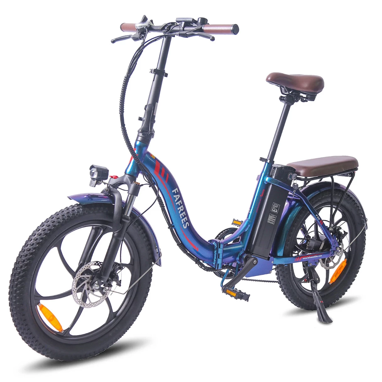 [EU DIRECT] FAFREES F20 PRO Electric Bike 36V 18AH Battery 250W Motor 20x3.0inch Tires 25KM/H Top Speed 120-150KM Max Mileage 150KG Max Load Folding Electric Bicycle