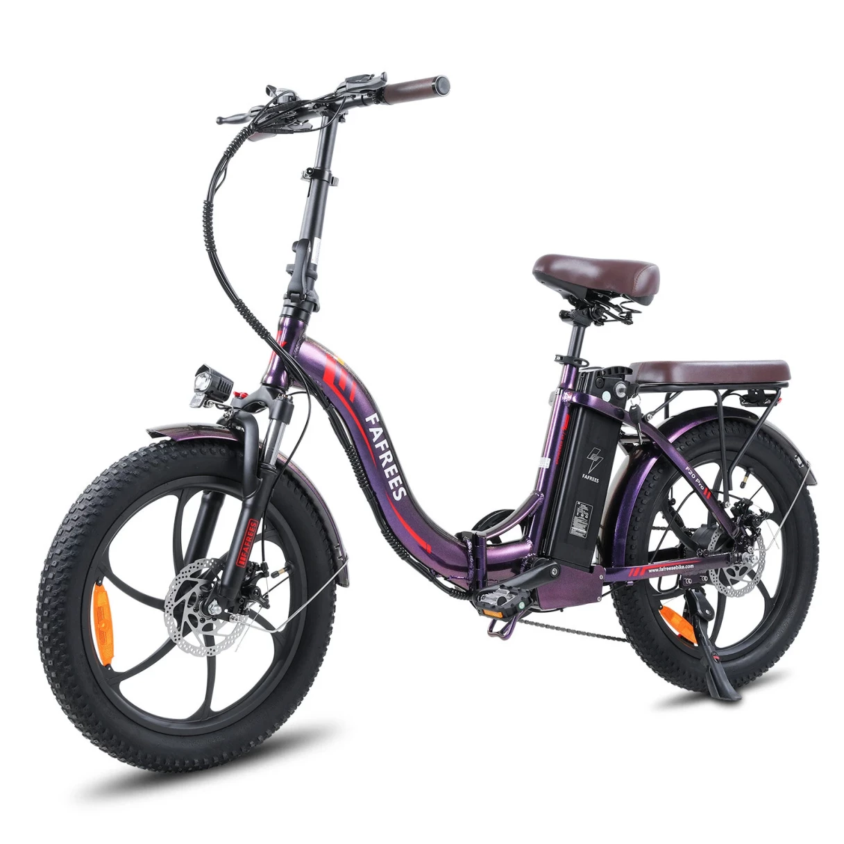 [EU DIRECT] FAFREES F20 PRO Electric Bike 36V 18AH Battery 250W Motor 20x3.0inch Tires 25KM/H Top Speed 120-150KM Max Mileage 150KG Max Load Folding Electric Bicycle