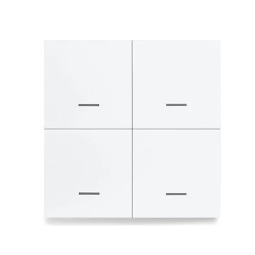 Tuya Smart ZigBee3.0 Switch 4 Gangs Scenario 12 Scenes Switch Push Button Controller Support Home Assistant Zigbee3.0 Gateway Required