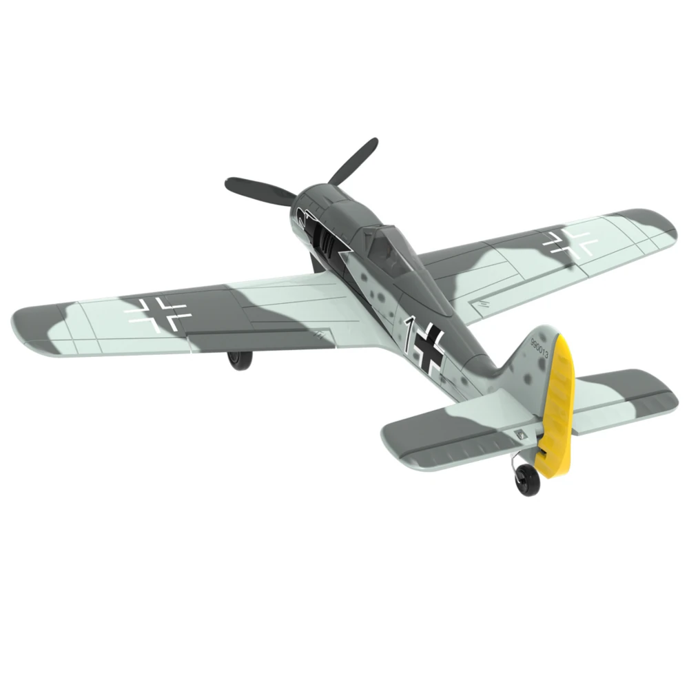 Eachine Mini FW190 400mm Wingspan 2.4G 4CH 6-Axis Gyro One Key Aerobatics XPilot Stabilization System EPP RC Airplane BNF/RTF Compatible DSM S-BUS Protocol for Beginner