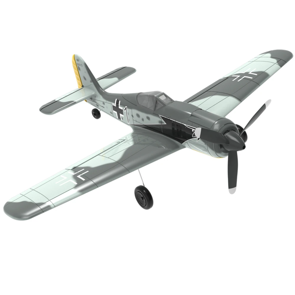 Eachine Mini FW190 400mm Wingspan 2.4G 4CH 6-Axis Gyro One Key Aerobatics XPilot Stabilization System EPP RC Airplane BNF/RTF Compatible DSM S-BUS Protocol for Beginner