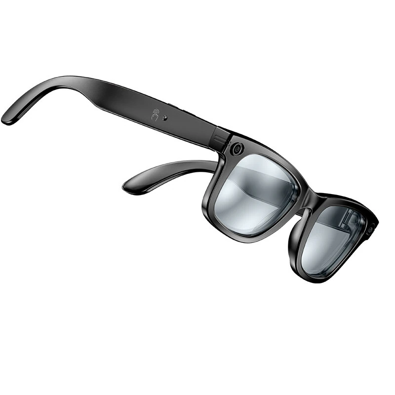 Bakeey W600 AI Smart Glasses First-Person View Camera bluetooth 5.4 Voice Assistant 12H Battery IP65 Waterproof 35g Lightweight Hands-Free for Vlogging Shooting