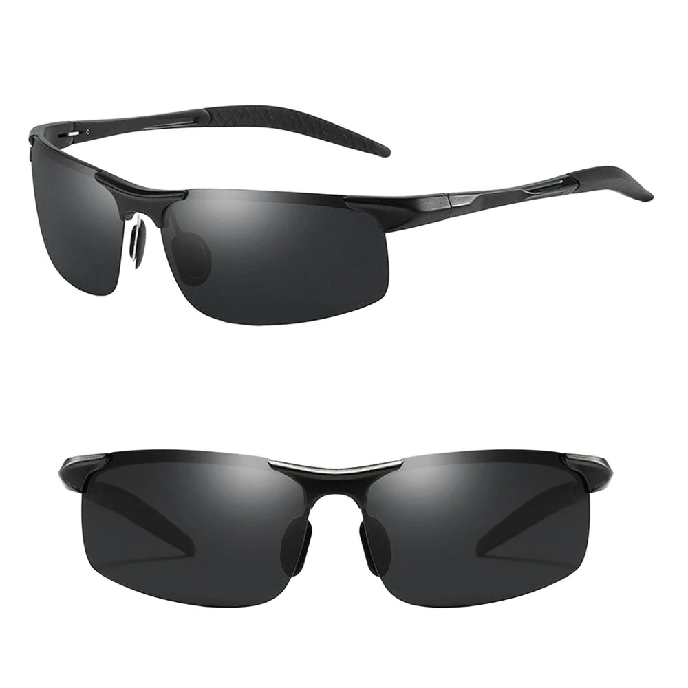 Classic Men Polarized Sunglasses Lightweight UV400 Protection Anti-Glare Sun Eyewear Glasses for Outdoor Climbing Fishing Travel