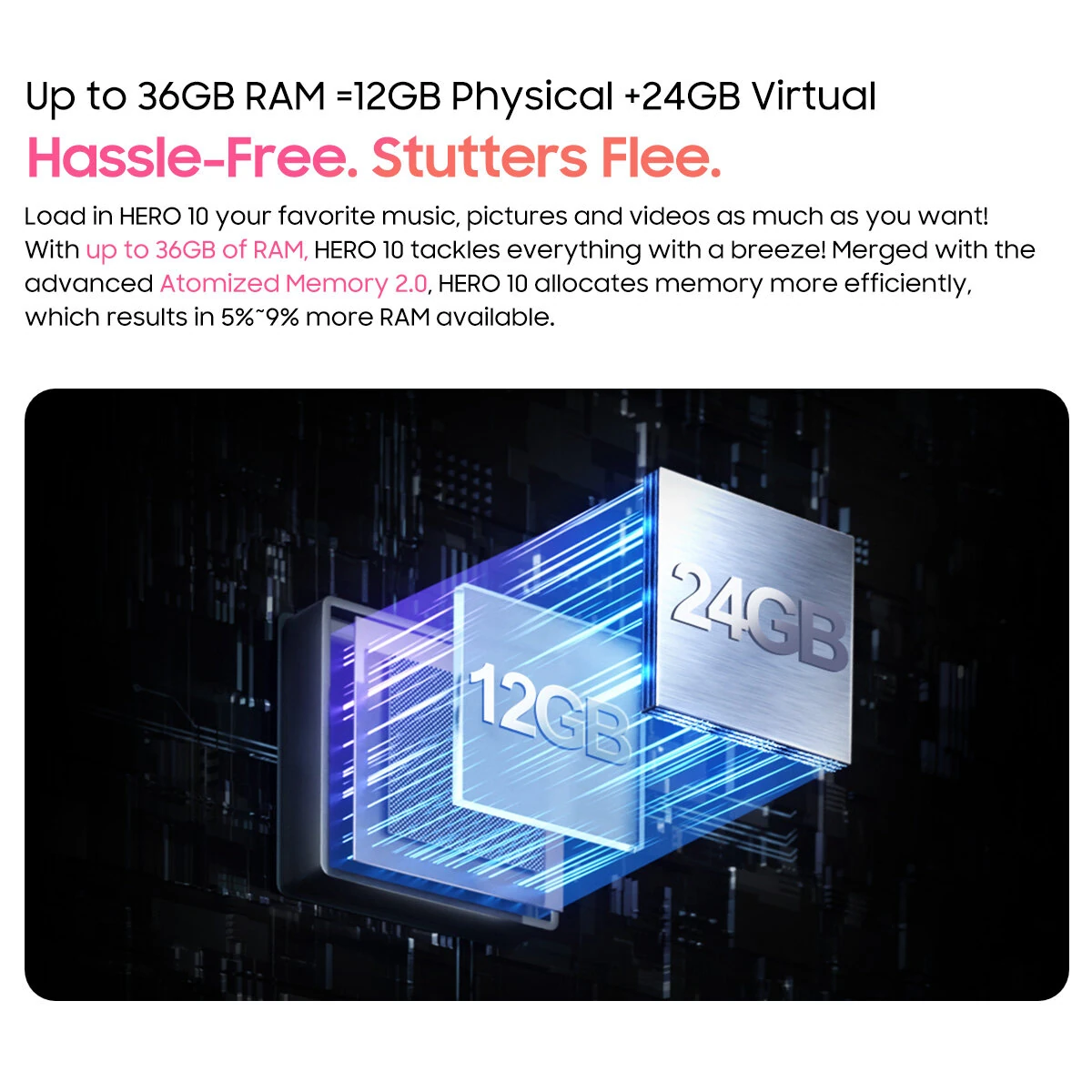 [EU Direct] Blackview HERO 10 6.9 inch 2.5K AMOLED Folding Display 36GB 256GB 45W Fast Charge 108MP Camera NFC Helio G99 Octa Core 4G Smartphone