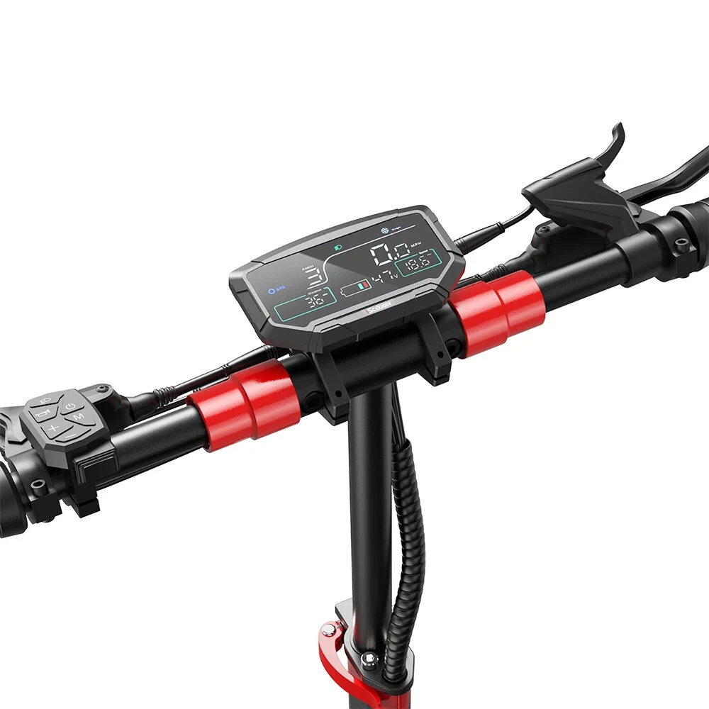 [EU DIRECT] iScooter iX8 Electric Scooter 20Ah 48V 1200W*2 Dual Motor 12in Folding Moped Electric Scooter 65-70KM Mileage Electric Scooter Max Load 150Kg