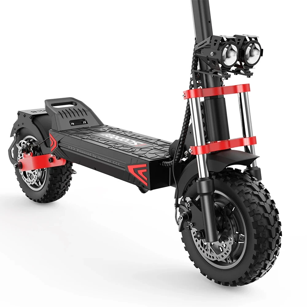 [EU DIRECT] iScooter iX8 Electric Scooter 20Ah 48V 1200W*2 Dual Motor 12in Folding Moped Electric Scooter 65-70KM Mileage Electric Scooter Max Load 150Kg
