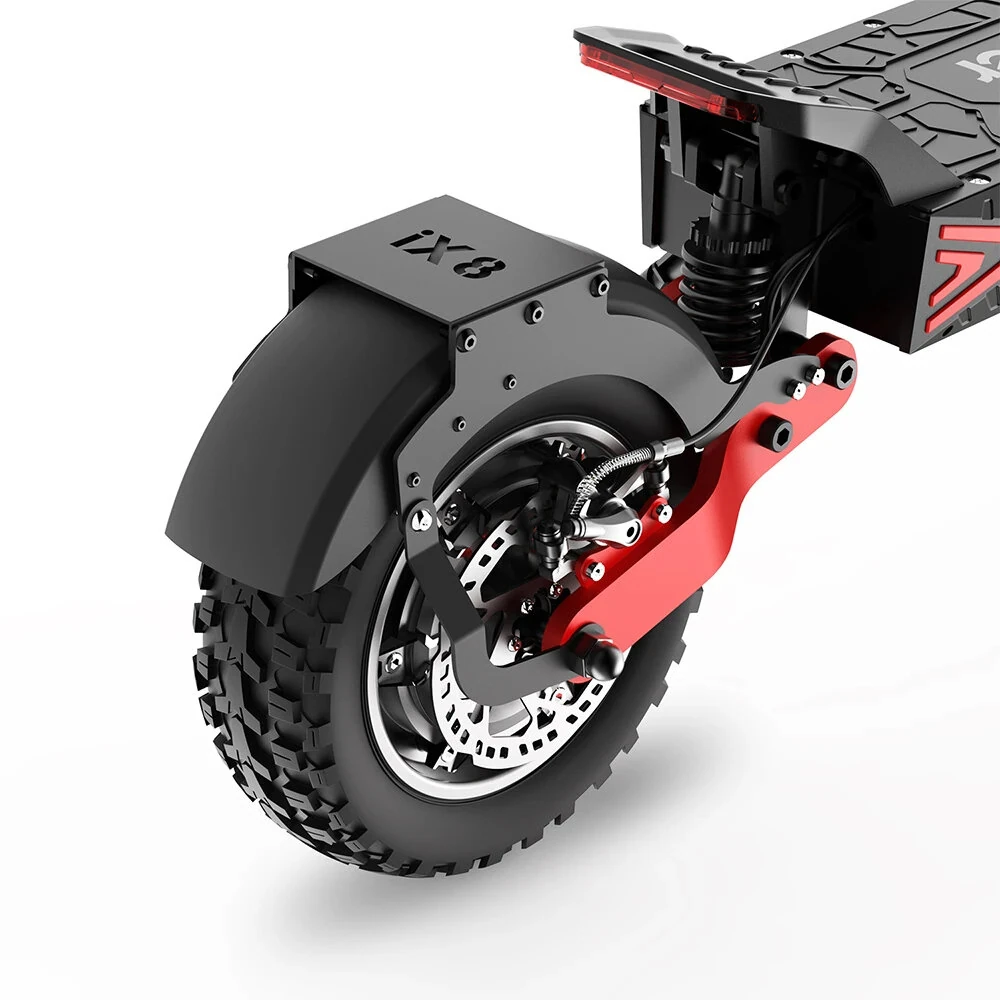 [EU DIRECT] iScooter iX8 Electric Scooter 20Ah 48V 1200W*2 Dual Motor 12in Folding Moped Electric Scooter 65-70KM Mileage Electric Scooter Max Load 150Kg