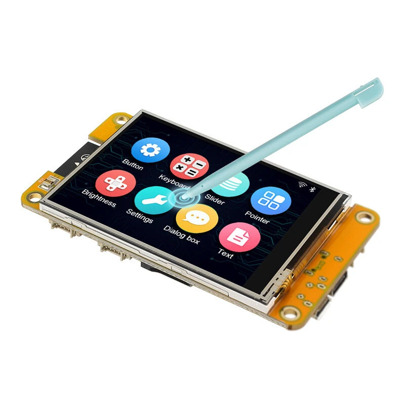 ESP32 MCU 2.8 Inch Smart Display for Arduino LVGL WIFI bluetooth Touch WROOM 240*320 Screen LCD TFT Module with Free Tutorials