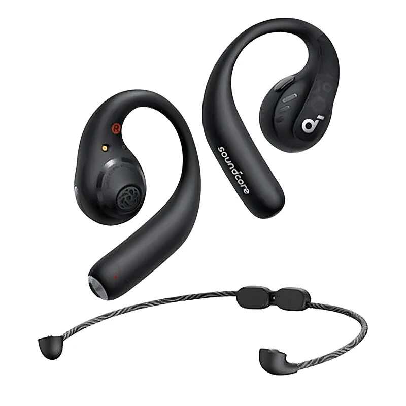 Soundcore AeroFit Pro Earbuds 2 in 1 Detachable Headset Wireless bluetooth Earphone 16.2mm Drivers LDAC Spatial Audio 4-Mic AI Call Noise Cancelling 46H Playback Air Turbo Sports Earhooks Headphones
