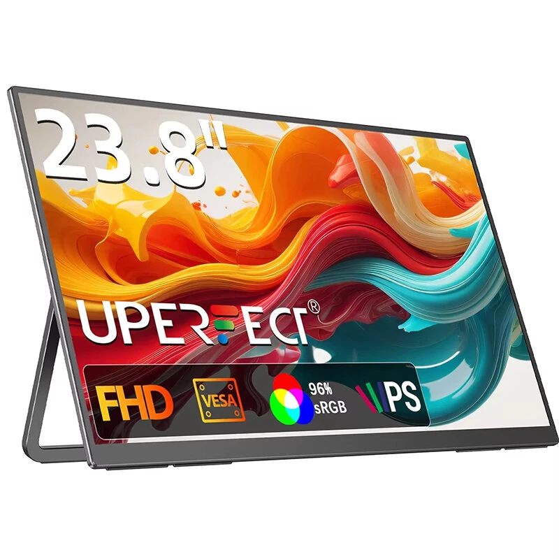 UPERFECT UMax22 Pro 23.8" Monitor 1080P Computer Display with Stand 100Hz for Laptop PC PS5 XBOX Switch Steam Decks Desktop