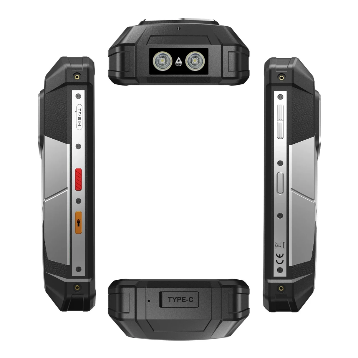 [EU Direct]FOSSiBOT F107 Pro 5G 28000mAh 200MP Camera 30GB 512GB Android 15 6.95 inch 120Hz 66W Fast Charge NFC IP68 IP69K Waterproof Dimensity 7300 Octa Core Rugged Smartphone