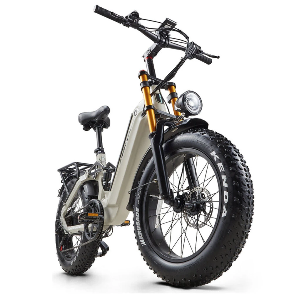 [EU DIRECT] CEAYA A20pro Electric Bike 48V 20Ah 500W 20in Folding Electric Bike 70-100KM Mileage Disc Brake 150KG Max Load Electric Bicycle