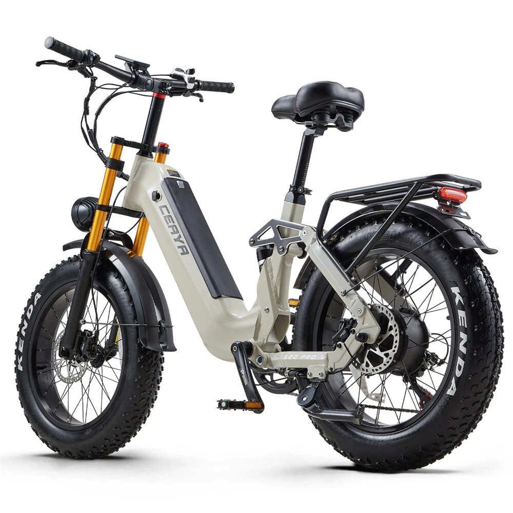 [EU DIRECT] CEAYA A20pro Electric Bike 48V 20Ah 500W 20in Folding Electric Bike 70-100KM Mileage Disc Brake 150KG Max Load Electric Bicycle