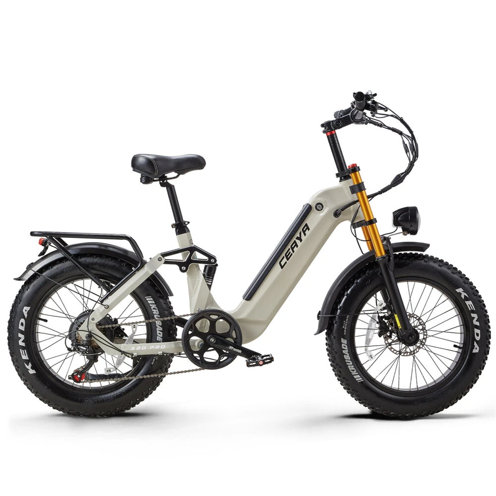 [EU DIRECT] CEAYA A20pro Electric Bike 48V 20Ah 500W 20in Folding Electric Bike 70-100KM Mileage Disc Brake 150KG Max Load Electric Bicycle