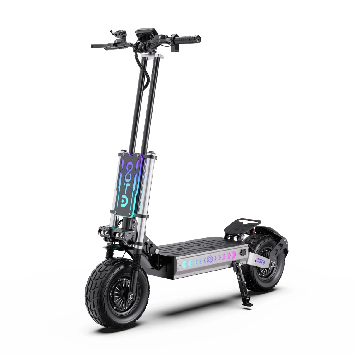 [EU Direct] OOTD T90 Electric Scooter 60V 31.2Ah Battery 60V 2100W*2 Dual Motors 13inch Off-road Tires 100KM Max Mileage 150KG Max Load Folding E-Scooter