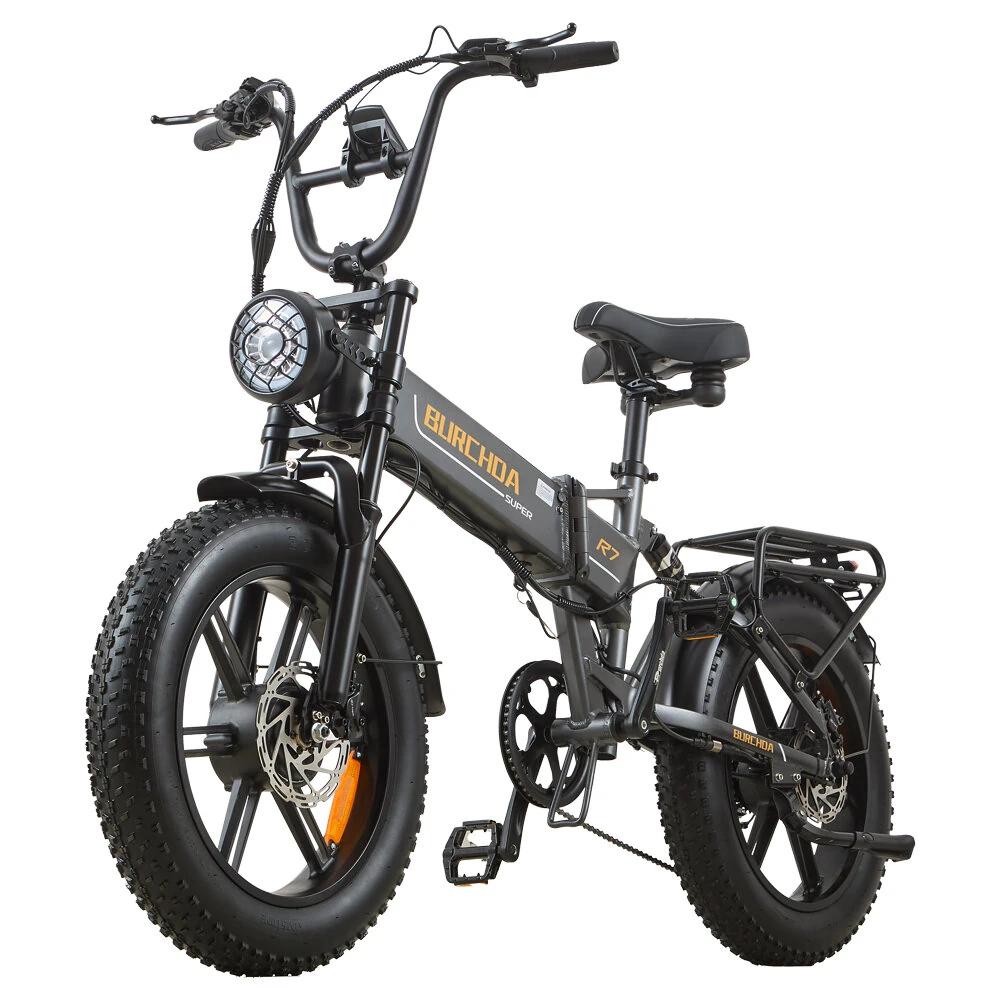 [EU DIRECT] BURCHDA R7 Pro Electric Bike 48V 20Ah  Battery 750W*2 Dual Motors 20inch Tires 60-70KM Mileage Range 150KG Max Load Folding Electric Bicycle
