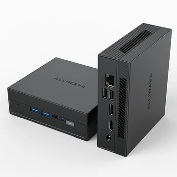 ALLIWAVA GX55 Mini PC Intel 11th Gen Celeron Processor N5105 8GB/16GB DDR4 256GB/512GB SSD Windows 11 4K Triple Output Type-C Mini Computer Desktop PC