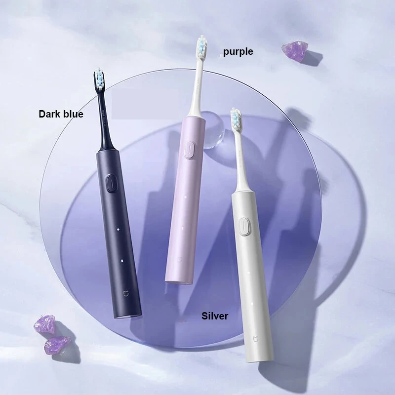 Xiaomi Mijia T302 Sonic Electric Toothbrush with DuPont Antibacterial Bristles Four Cleaning Modes 150 Days Battery Life 360° Wireless Charging, and IPX8 Waterproof for Comprehensive Oral Hygiene Care