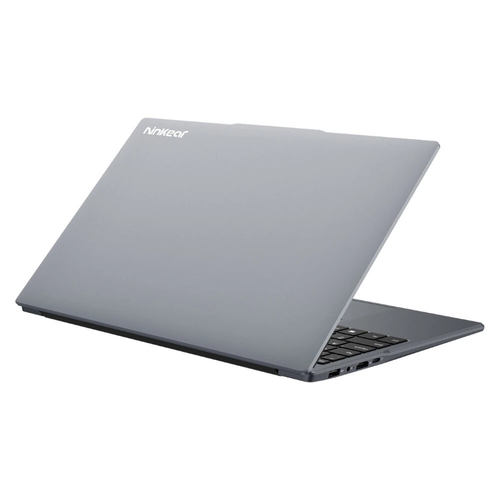 Ninkear N15 Air Laptop Intel Twin Lake N150 16GB DDR4 512GB SSD 15.6 Inch FHD IPS Screen Fingerprint Unlock Backlit Keyboard 46.2Wh Battery Narrow Bezel Notebook
