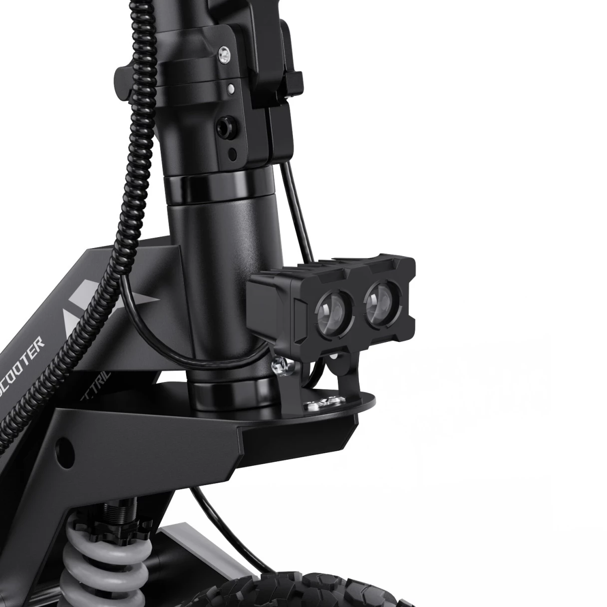 [EU DIRECT] OOTD T10 Electric Scooter 48V 13.5Ah Battery 500W Motor 11inch Off-Road Pneumatic Tires 35-45KM Max Mileage 150KG Max Load Folding E-Scooter