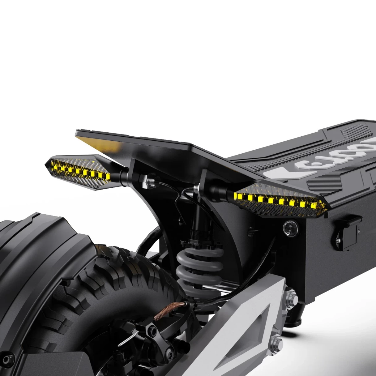 [EU DIRECT] OOTD T10 Electric Scooter 48V 13.5Ah Battery 500W Motor 11inch Off-Road Pneumatic Tires 35-45KM Max Mileage 150KG Max Load Folding E-Scooter